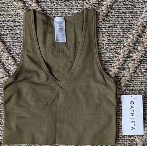 Athleta | Aurora Seamless Crop Rib Tank
